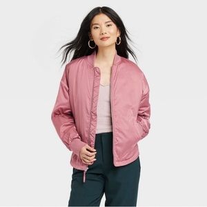 NWT A New Day Women's Bomber Jacket - Pink